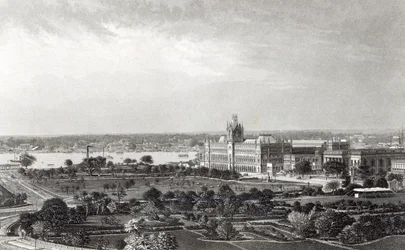 Calcutta, Engraved by R. Dawson after a Photograph by Francis Frith, c.1860